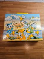 Disney Donald Duck cassettebandjes koffer zgan, Ophalen of Verzenden, Zo goed als nieuw