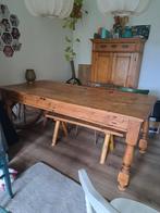 Mooie oude boerentafel, Huis en Inrichting, Ophalen, 50 tot 100 cm, Zo goed als nieuw, Vijf personen of meer