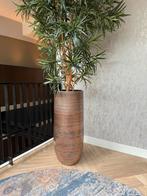 Bronzen Pot van Intratuin HS pot Tokio 90 cm hoog., Ophalen, Gebruikt, Binnen