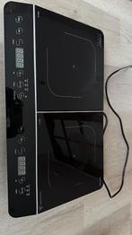 Dubbele inductiekookplaat – 2 pits – krachtig & compact, Ophalen, 3 kookzones of minder, Zo goed als nieuw, Inductie