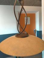 Art Deco lamp Hanglamp, Huis en Inrichting, Ophalen, Gebruikt, Glas, 50 tot 75 cm