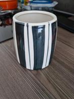 Keramiek potje of vaasje met strepen, Antiek en Kunst, Antiek | Keramiek en Aardewerk, Ophalen of Verzenden