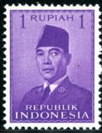 Indonesie 81-pf - President Soekarno, Postzegels en Munten, Zuidoost-Azië, Ophalen of Verzenden, Postfris