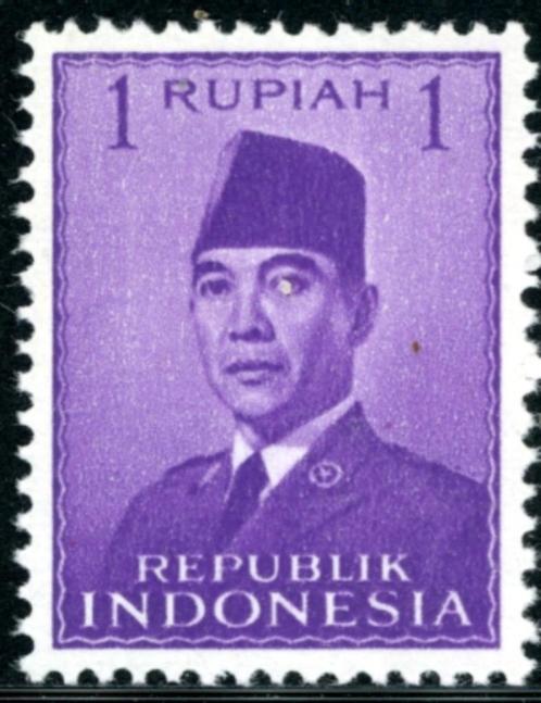 Indonesie 81-pf - President Soekarno, Postzegels en Munten, Postzegels | Azië, Postfris, Zuidoost-Azië, Ophalen of Verzenden