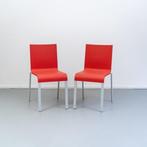 8 Vitra Maarten van Severen stoel Rood .03 stapelbaar, Huis en Inrichting, Gebruikt, Ophalen of Verzenden, Metaal, Vijf, Zes of meer stoelen