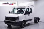 Volkswagen Crafter 2.0 TDI 163 pk BE-Trekker Dubbel Cabine 7, Auto's, Bestelauto's, Euro 5, Gebruikt, Zwart, 4 cilinders