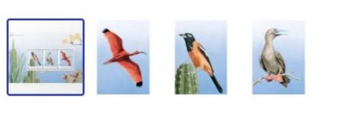Postset van de serie Beleef de natuur - vogels Bonaire, Tickets en Kaartjes, Kortingen en Cadeaubonnen, Eén persoon, Overige typen