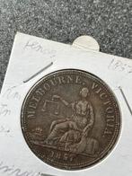 Australië penny token 1857, Ophalen of Verzenden, Losse munt