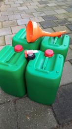 4 x benziene kannen, Ophalen of Verzenden