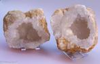 Bergkristal Geode Set, Verzamelen, Mineralen en Fossielen, Ophalen of Verzenden, Mineraal