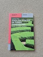 English Syntax in Three Dimensions, Ophalen of Verzenden, Zo goed als nieuw, WO