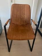 4 cognac kleurige eetkamerstoelen, Ophalen, Gebruikt, Bruin, Vier