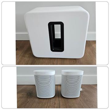 Uitbreidings/muziek set Sonos Sub Gen.3 en 2x Sonos One SL beschikbaar voor biedingen