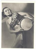 ie weet wie deze danseres met tamboerijn is?, Ophalen of Verzenden, Zo goed als nieuw, Foto of Kaart