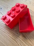 Rode Lego Lunchbox uit Legoland, Ophalen of Verzenden, Zo goed als nieuw, Losse stenen, Lego