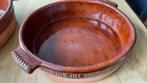 2 spaanse rood aardewerk ovenschalen voor tapas, Huis en Inrichting, Keuken | Servies, Gebruikt, Ophalen of Verzenden, Schaal of Schalen