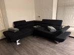 Hoekbank met slaapfunctie - Weinig gebruikt, Huis en Inrichting, Ophalen, Zo goed als nieuw, Stof