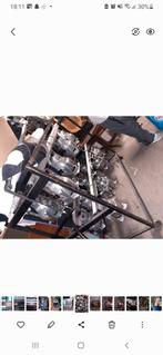 16 parren op Balk in rijdende kar met dimmer en kabels, Ophalen, Gebruikt