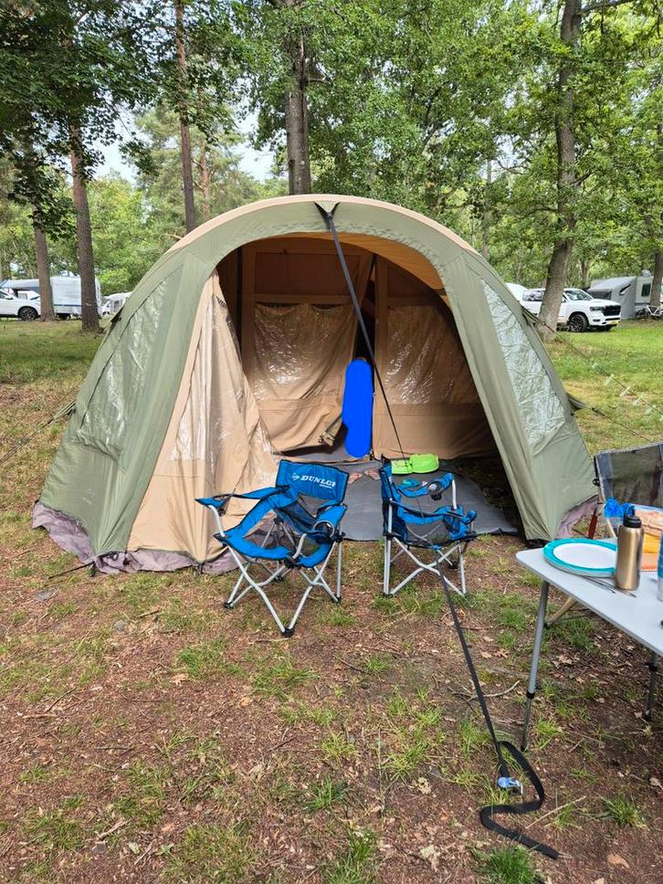Ruime 6-persoons tent te koop! Bardani casa grande 400, Caravans en Kamperen, Tenten, tot en met 6, Gebruikt, Ophalen of Verzenden