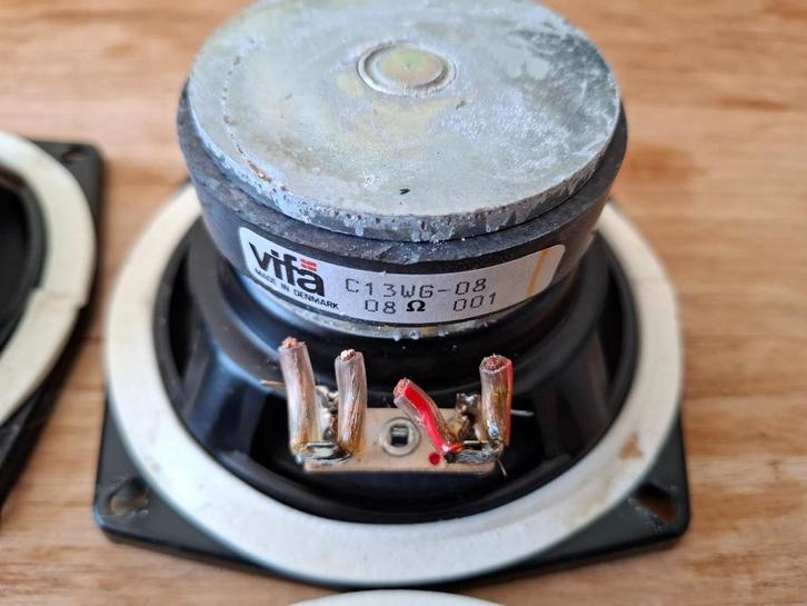 Vifa woofers C13WG-08-08, Audio, Tv en Foto, Luidsprekers, Front, Rear of Stereo speakers, 120 watt of meer, Overige merken, Ophalen of Verzenden