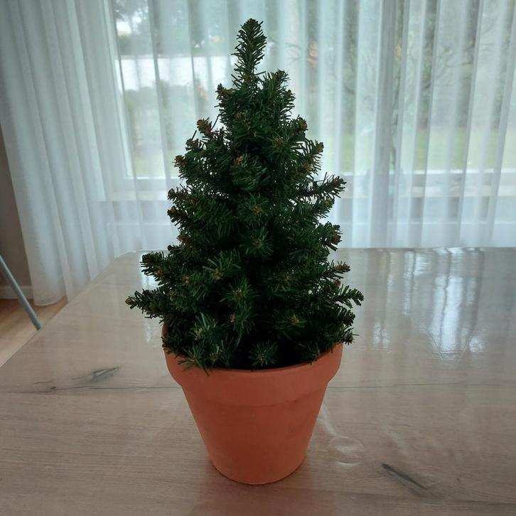 Mini Kerstboompje in Terracotta Pot, Diversen, Kerst, Ophalen of Verzenden