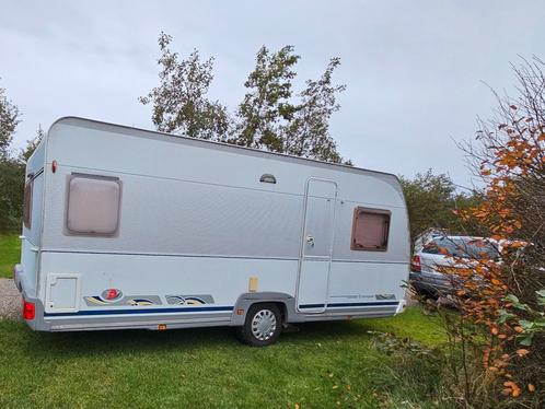 Te koop: Dethleffs Camper 510 DB (Bouwjaar 2003), Caravans en Kamperen, Caravans, Particulier, Rondzit, Dethleffs, Douche, Hordeur