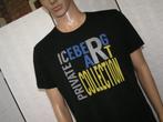 ICEBERG t-shirt,Mt XXL als nieuw,SLIM FIT, Kleding | Heren, T-shirts, Iceberg, Ophalen of Verzenden, Zo goed als nieuw, Zwart