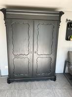 Antieke eiken kast 1.45 breed 2.04  hoog, Antiek en Kunst, Antiek | Meubels | Kasten, Ophalen