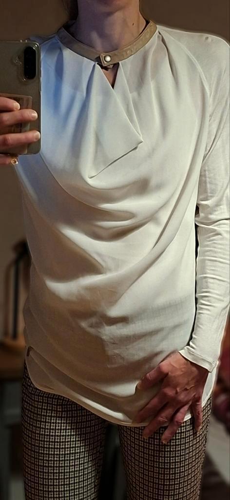 Anna van Toor Blouse - Maat 36 - Nieuw, Kleding | Dames, Blouses en Tunieken, Nieuw, Maat 36 (S), Wit, Ophalen of Verzenden