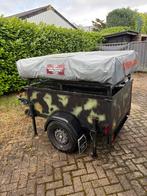 Bagagewagen met Daktent, Auto diversen, Aanhangers en Bagagewagens, Ophalen of Verzenden