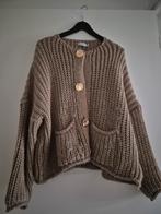 Cotton Club Vest Taupe XL/XXL Gouden Knopen, Bruin, Maat 46/48 (XL) of groter, Ophalen of Verzenden, Cotton Club