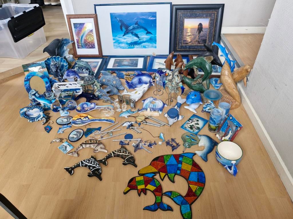 Dolfijnen verzameling, Ophalen, Gebruikt, Overige soorten, Beeldje of Figuurtje