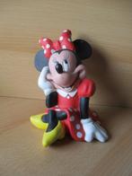 Disney Minnie Mouse kunststof spaarpot zittend 20cm, Ophalen of Verzenden, Mickey Mouse, Gebruikt, Beeldje of Figuurtje