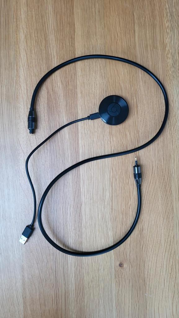 Google Chromecast Audio - Stream je muziek!, Audio, Tv en Foto, Mediaspelers, Gebruikt, Zonder harde schijf, Optische audio, Verzenden