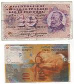 Bankbiljetten Zwitserland, Verzamelen, Overige Verzamelen, Gebruikt, Ophalen of Verzenden, Bankbiljetten Zwitserland