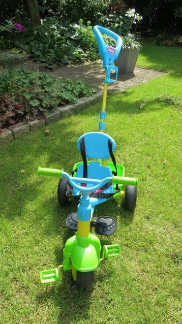 Little tikes fietsje met duwstang. beschikbaar voor biedingen