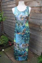 Jurk gekleurd pauw mt S/M aparte rug maxi dress Vaste AANBIE, Kleding | Dames, Overige kleuren, Ophalen of Verzenden, Zo goed als nieuw