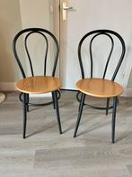 Twee bistro stoeltjes, Huis en Inrichting, Stoelen, Ophalen, Gebruikt, Overige kleuren, Twee
