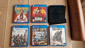 PS4 Playstation 4 games 5 stuks beschikbaar voor biedingen
