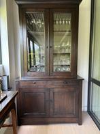 Antiek massief eikenbuffetkast, Huis en Inrichting, Kasten | Buffetkasten, Ophalen, 100 tot 150 cm, 200 cm of meer, Eikenhout