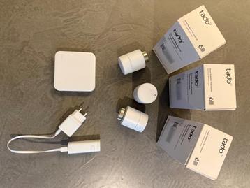 Tado V3 thermostaat incl bridge met 6 thermostaatknoppen beschikbaar voor biedingen