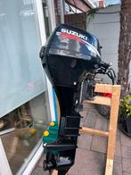 15 pk Suzuki, Watersport en Boten, Buiten- en Binnenboordmotoren, 10 tot 30 pk, Met afstandsbediening, Ophalen of Verzenden, Zo goed als nieuw