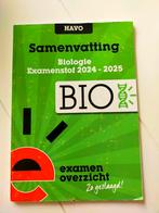 ExamenOverzicht - Samenvatting Examenstof Biologie HAVO, Ophalen of Verzenden, Nederlands, Overige niveaus, ExamenOverzicht