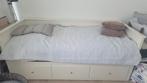 IKEA BEDBANK, Ophalen, Gebruikt, Wit, Tweepersoons