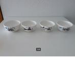 4 kommetjes Elfstedentocht, Huis en Inrichting, Keuken | Servies, Ophalen of Verzenden, Zo goed als nieuw, Kom(men), Overige stijlen