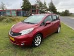 Nissan Note 1.2 Dig-s 72KW/98PK 2016 Rood, Auto's, Nissan, Voorwielaandrijving, 1025 kg, Stof, Zwart