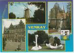 VENRAY Molen Raadhuis Kunst Standbeeld Groeten, Verzamelen, Ansichtkaarten | Nederland, Verzenden, 1980 tot heden, Ongelopen, Limburg
