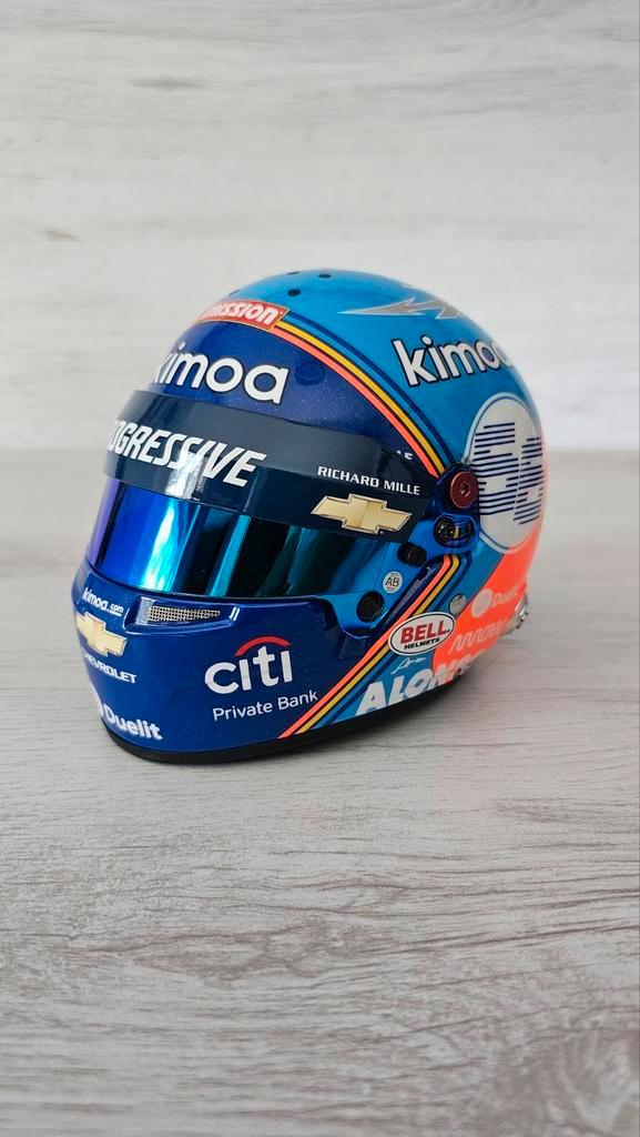 Fernando Alonso Indy 500 2020 helm 1:2, Verzamelen, Automerken, Motoren en Formule 1, Zo goed als nieuw, Formule 1, Ophalen of Verzenden