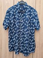 NIEUW Canda Overhemd korte mouw zomerse print mt XL, Nieuw, Blauw, Halswijdte 43/44 (XL), Ophalen of Verzenden