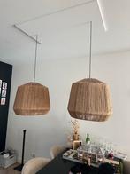 Handgemaakte bamboe hanglampen Noa Living, Ophalen of Verzenden, Zo goed als nieuw, Hout, Minder dan 50 cm